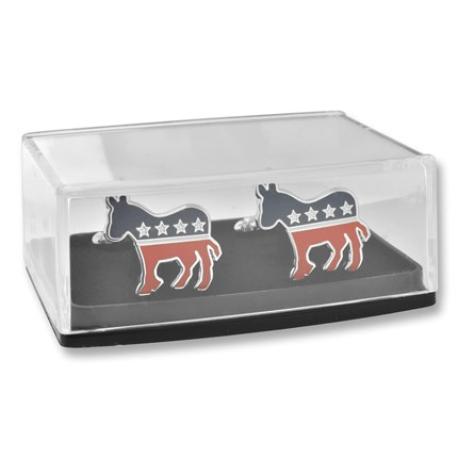     Political Democratic Donkey Cufflink Set