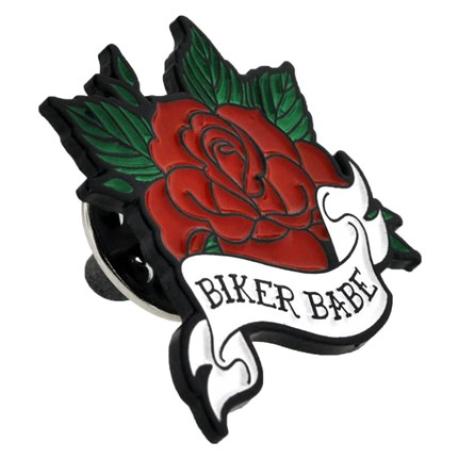     Biker Babe Pin