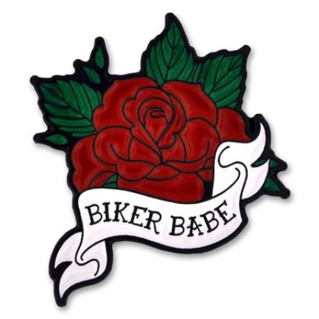     Biker Babe Pin