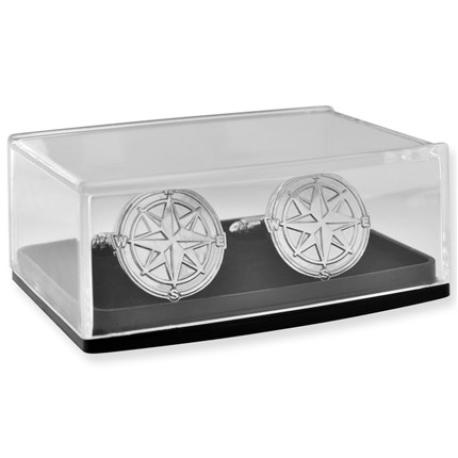     Compass North Star Cufflink Set