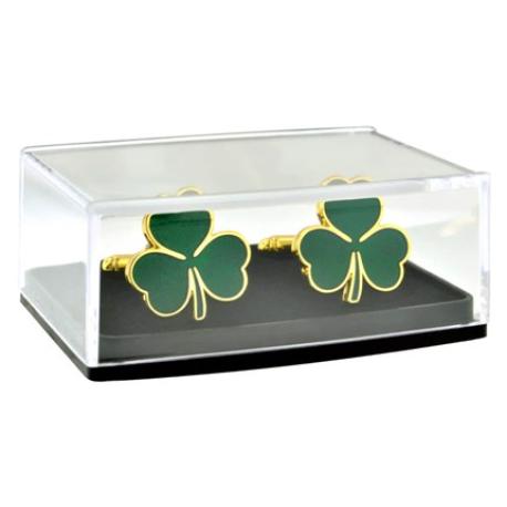     Shamrock Clover Cufflink Set