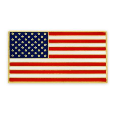     American Flag Pin with Magnetic Back