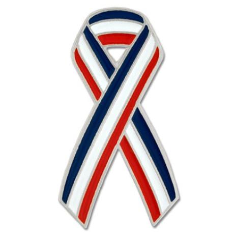     Red, White & Blue Ribbon Pin