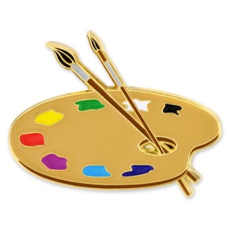     Paint Palette Pin