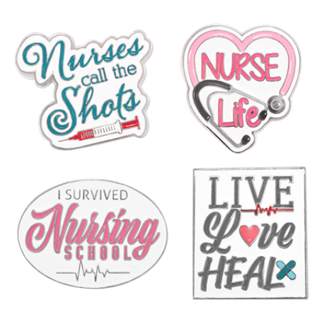     Nurse Life 4-Pin Set