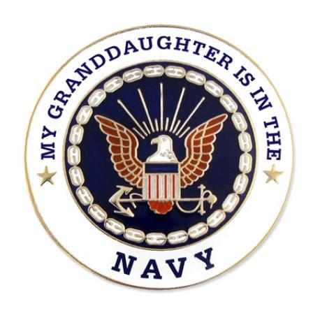     U.S. Navy Granddaughter Pin