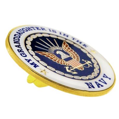     U.S. Navy Granddaughter Pin