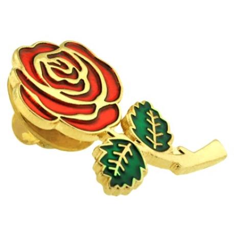     Colored Rose Lapel Pin