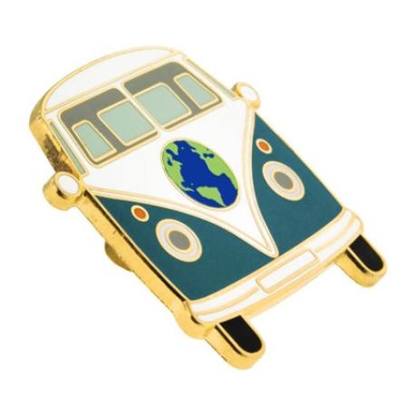     World Hippie Bus Lapel Pin