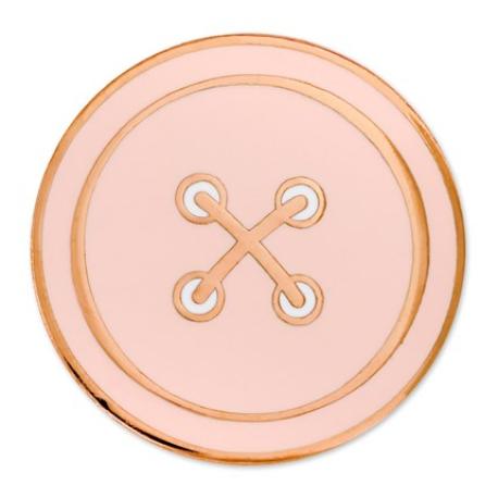     Pink Button Pin Magnetic Back