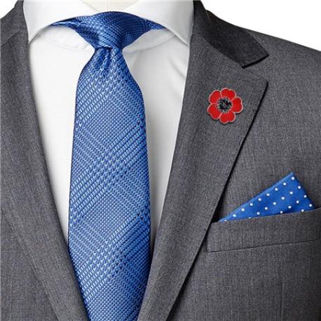     Poppy Flower Lapel Pin