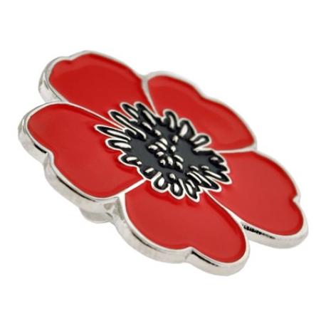     Poppy Flower Lapel Pin