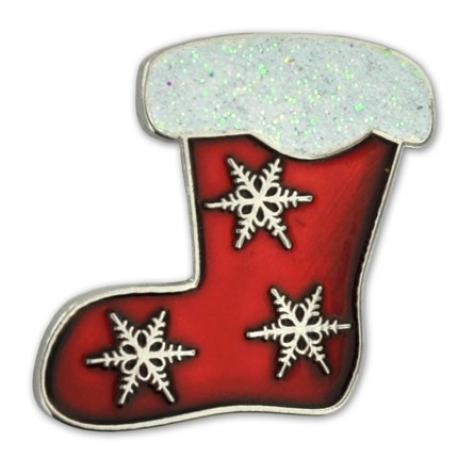     Holiday Stocking Lapel Pin