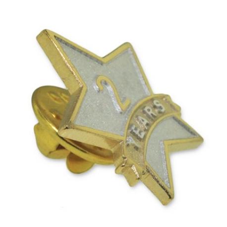     Years of Service Star Pin - 2 Years