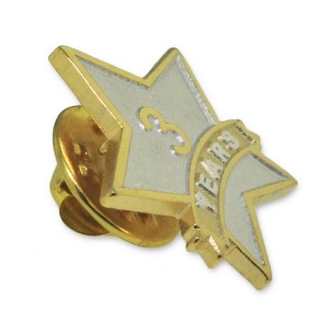     Years of Service Star Pin - 3 Years