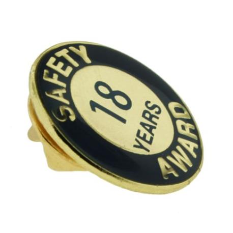     Safety Award Pin - 18 Years