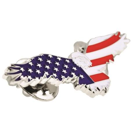     Patriotic Soaring Eagle Pin