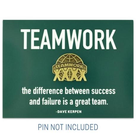     Teamwork Success Presentation Card