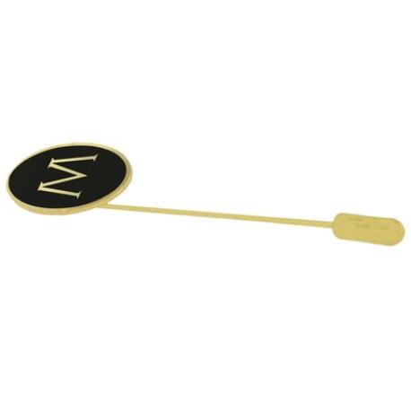     Letter M Stick Pin