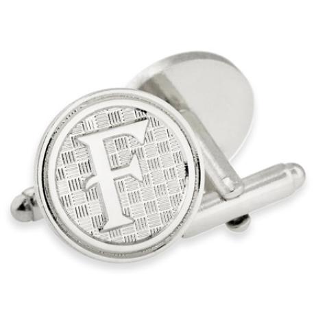     Letter F Cufflink Set