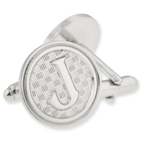     Letter J Cufflink Set