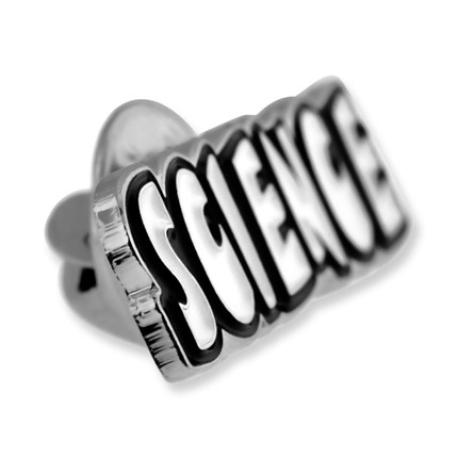     Science Word School Pin