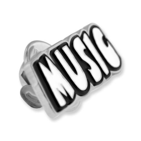     Music Word School Pin