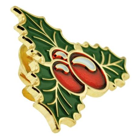     Holly Berry Pin