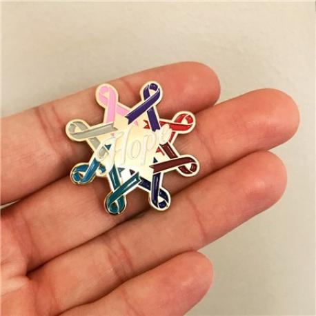     Awareness Ribbons Hope Pin