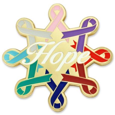     Awareness Ribbons Hope Pin