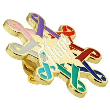     Awareness Ribbons Hope Pin