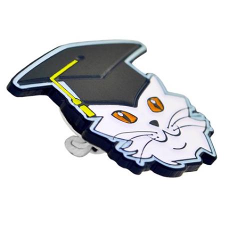     Cat Graduate Pin