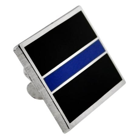     Thin Blue Line Rectangle Pin