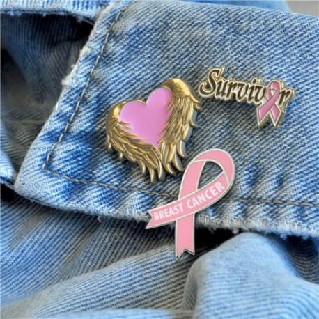     Breast Cancer Survivor 3-Pin Set