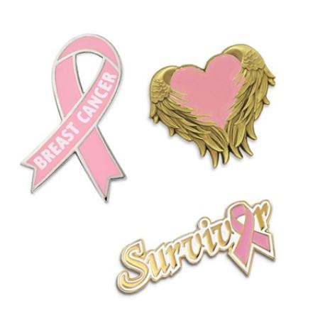     Breast Cancer Survivor 3-Pin Set