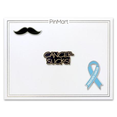     Prostate Cancer Awareness 3-Pin Set