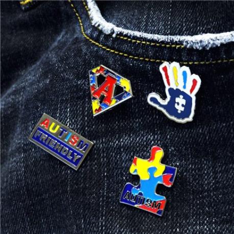     Autism Awareness 4-Pin Set