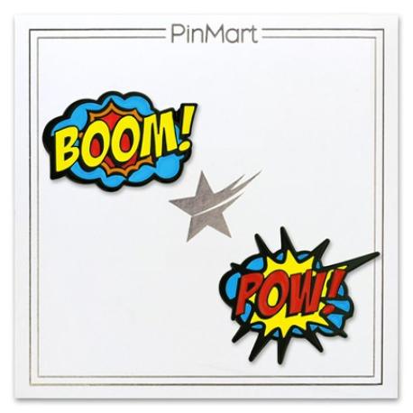     BOOM! POW! 2-Pin Set