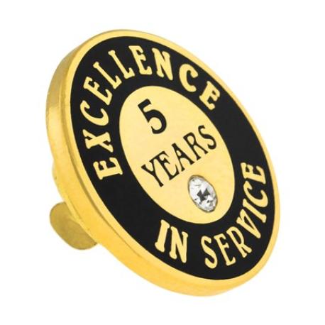     Excellence In Service Pin - 5 Years