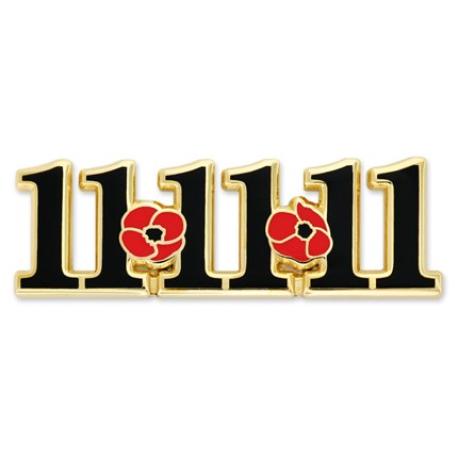     11-11-11 Remembrance Day Pin