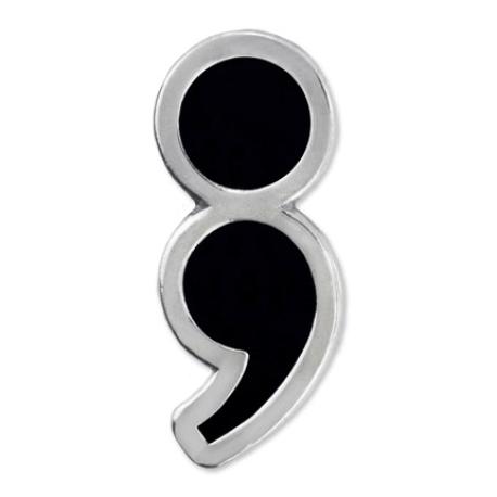     Semicolon Pin