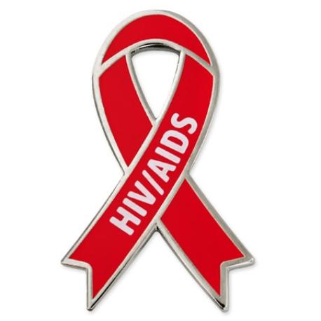     Awareness Ribbon Pin - HIV/AIDS