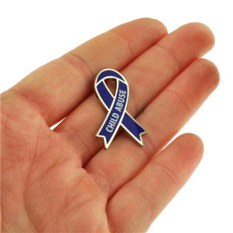     Awareness Ribbon Pin - Child Abuse