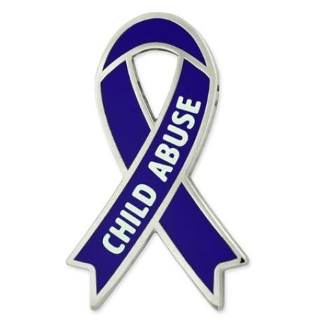     Awareness Ribbon Pin - Child Abuse