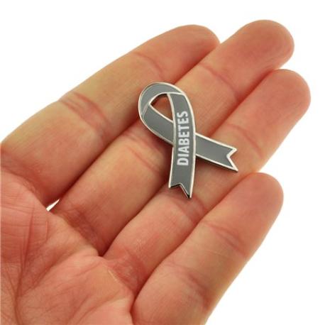     Awareness Ribbon Pin - Diabetes