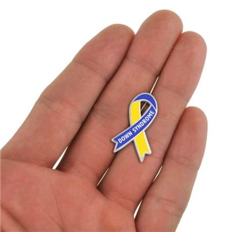     Awareness Ribbon Pin - Down Syndrome