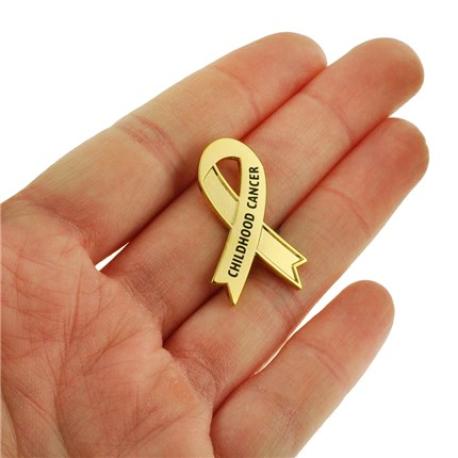     Awareness Ribbon Pin - Childhood Cancer