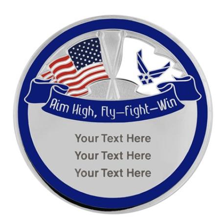     Air Force Coin - Engravable