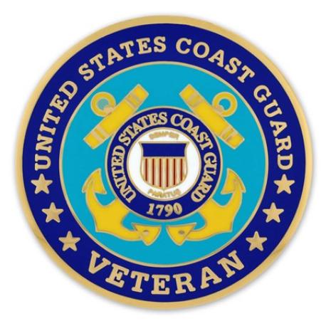     Coast Guard Veteran Coin - Engravable