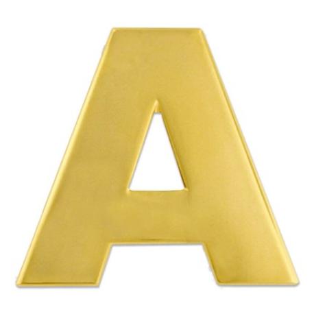     Letter A Pin